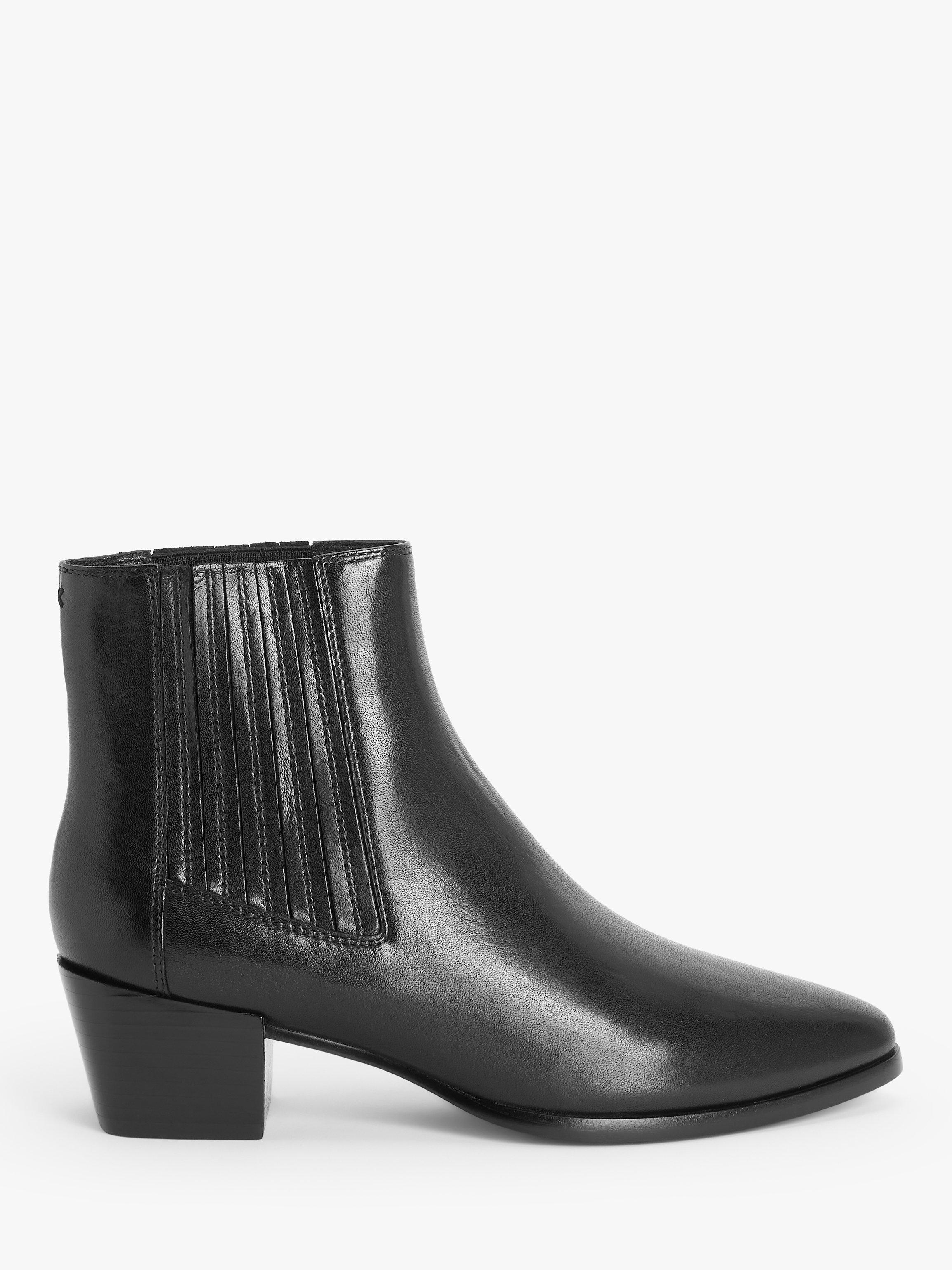 rag & bone Rover Leather Chelsea Boots, Black