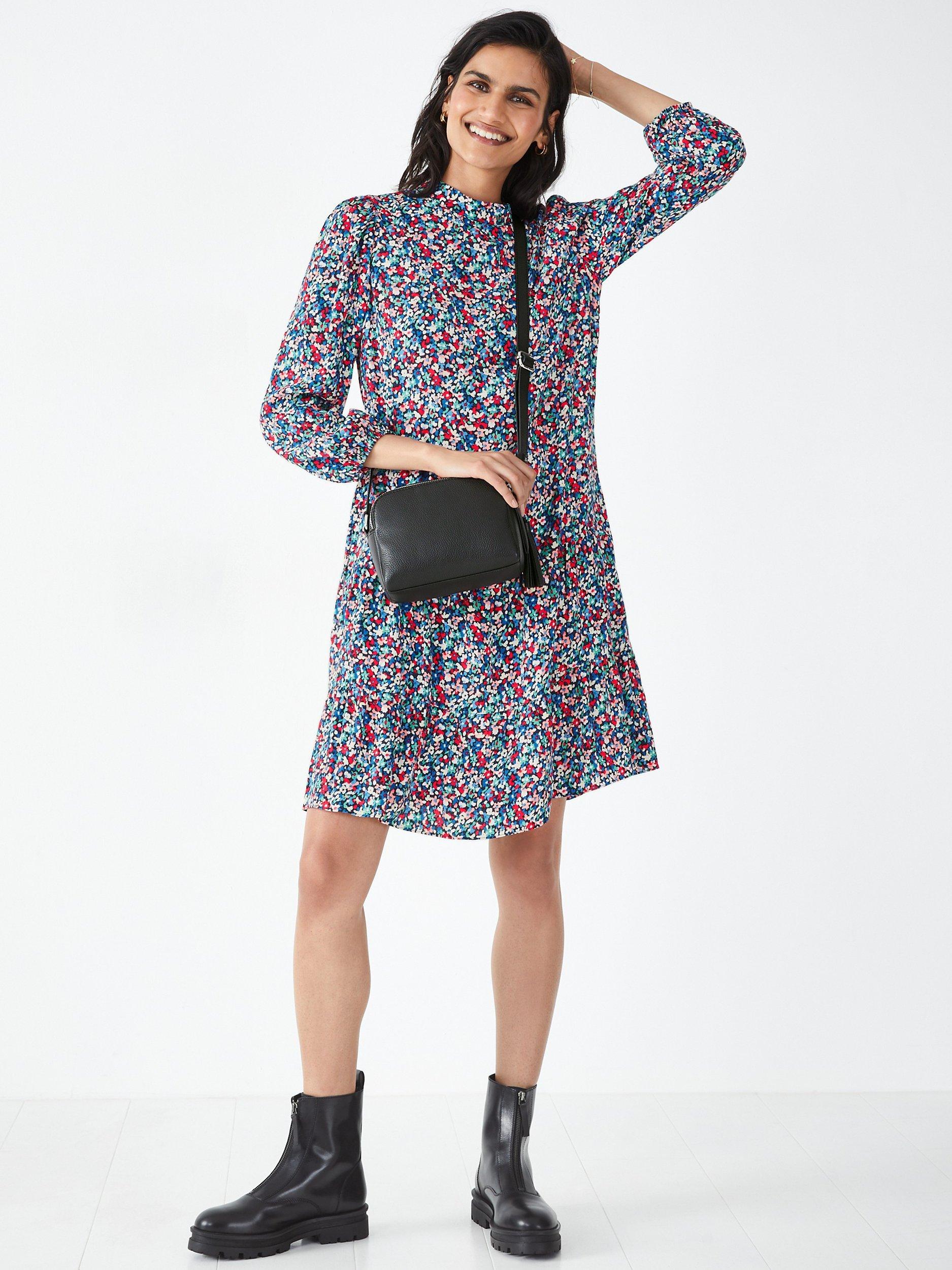 HUSH Phoenix Floral Mini Dress, Pastel Ditsy Multi