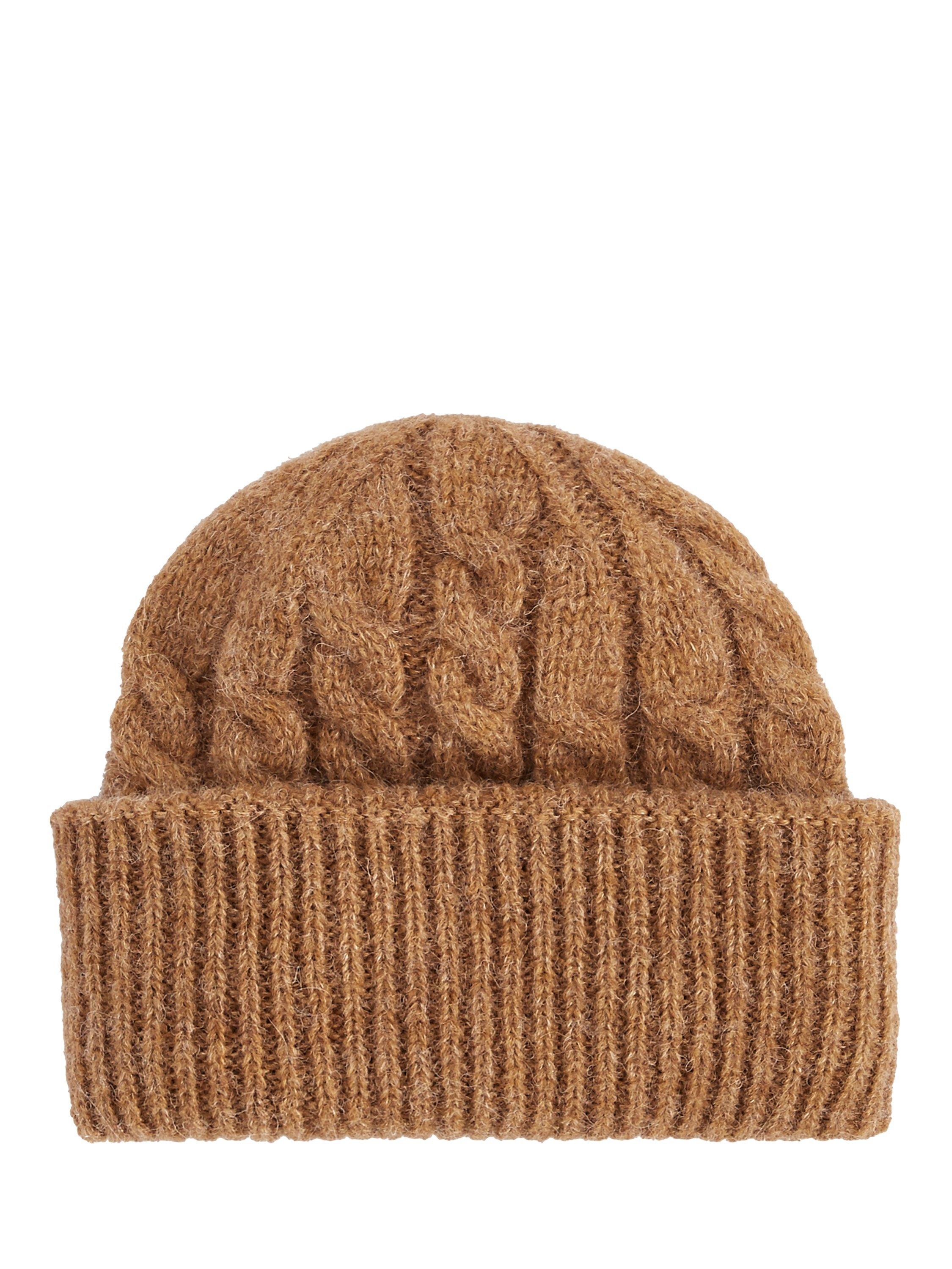 Tommy Hilfiger Timeless Cable Knit Hat, Countryside Khaki, One Size