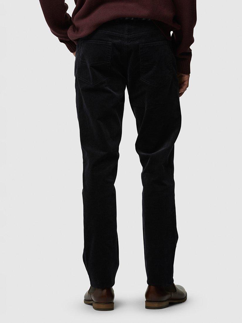 Product image 3 of 6, which shows Rodd & Gunn Stirling 2 Straight Fit Corduroy Jeans, Navy, 32R