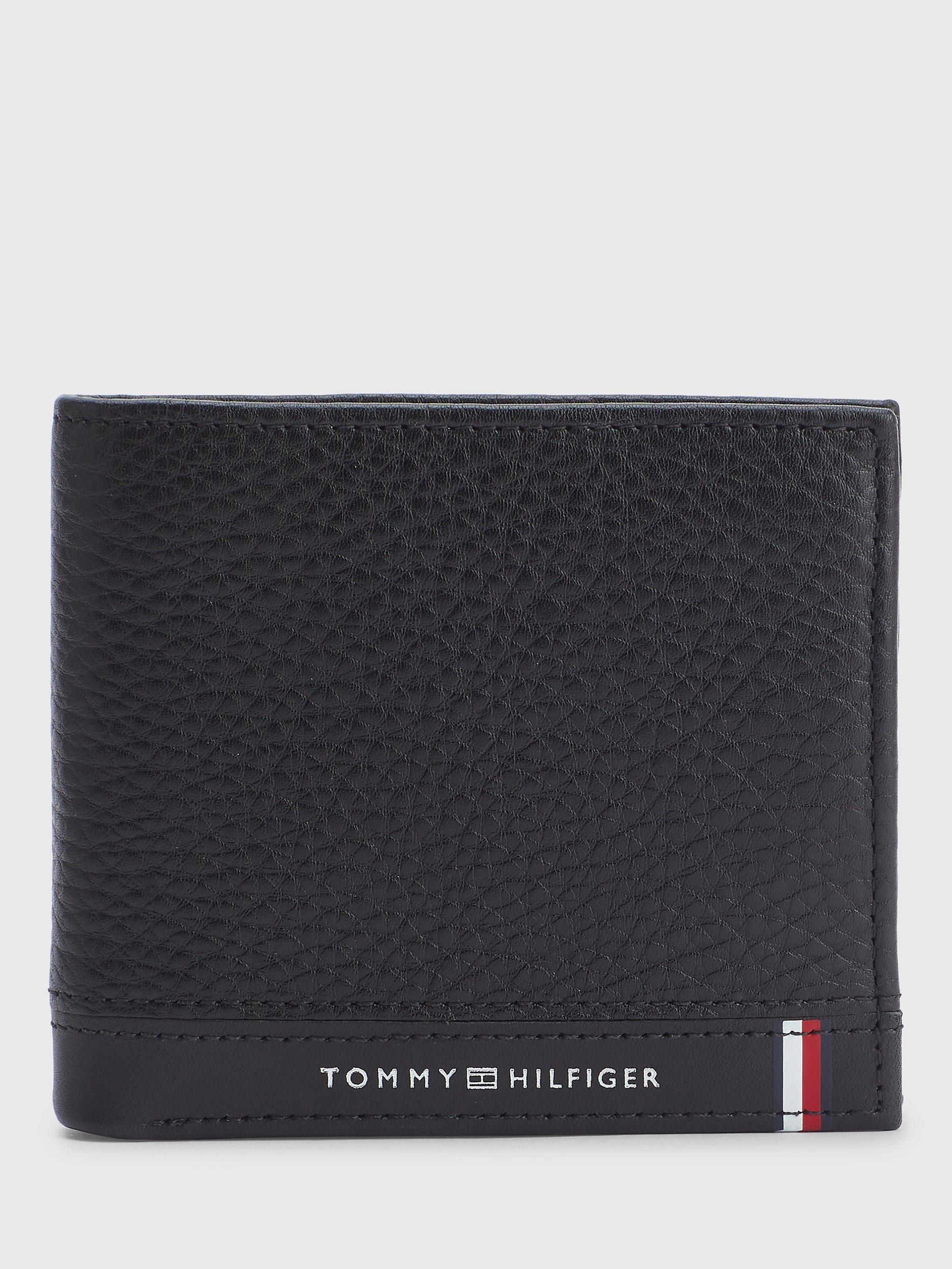 Tommy Hilfiger Central Pebble Grain Wallet, Black