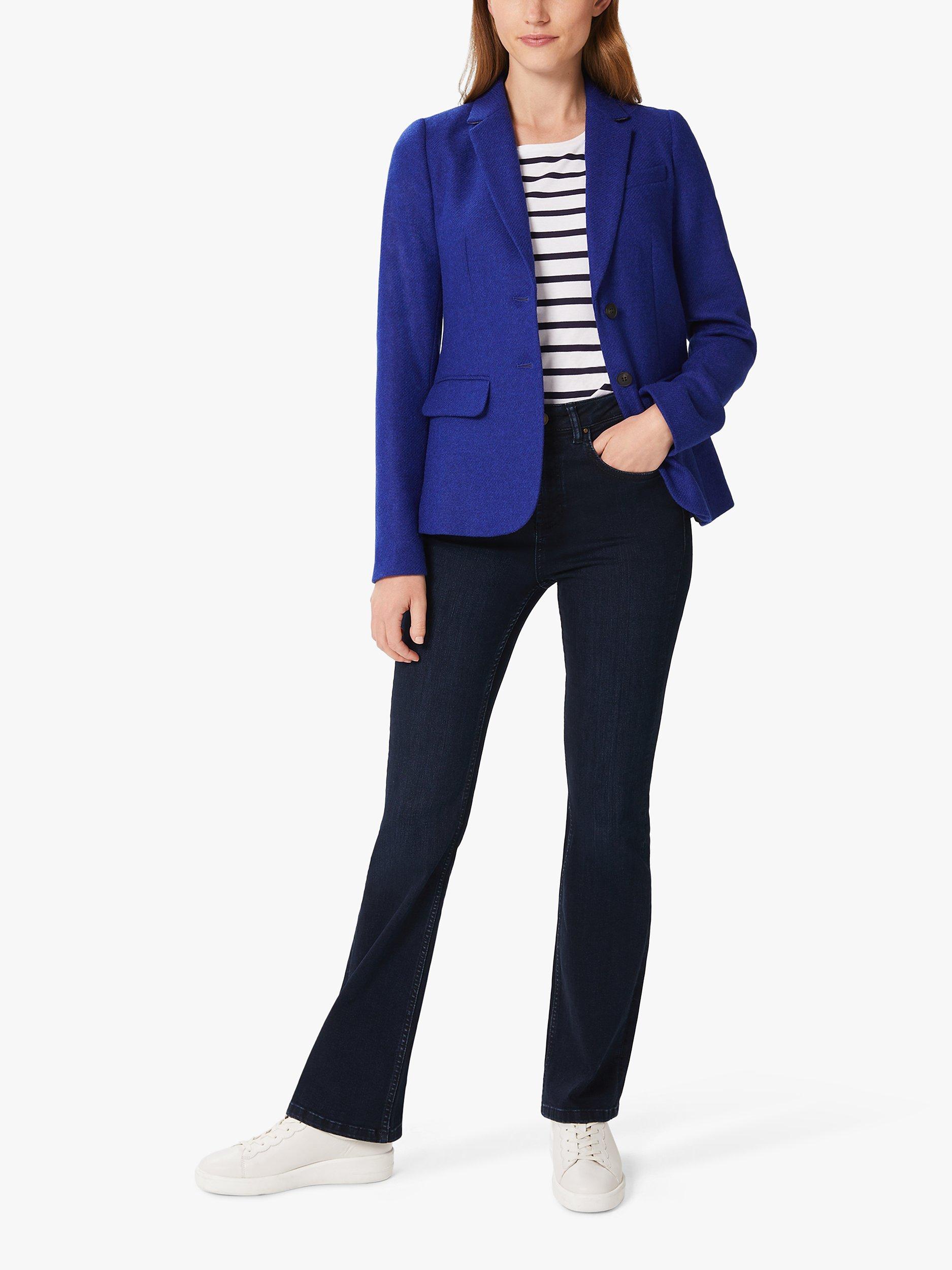 Hobbs Jessica Wool Blazer, Cobalt