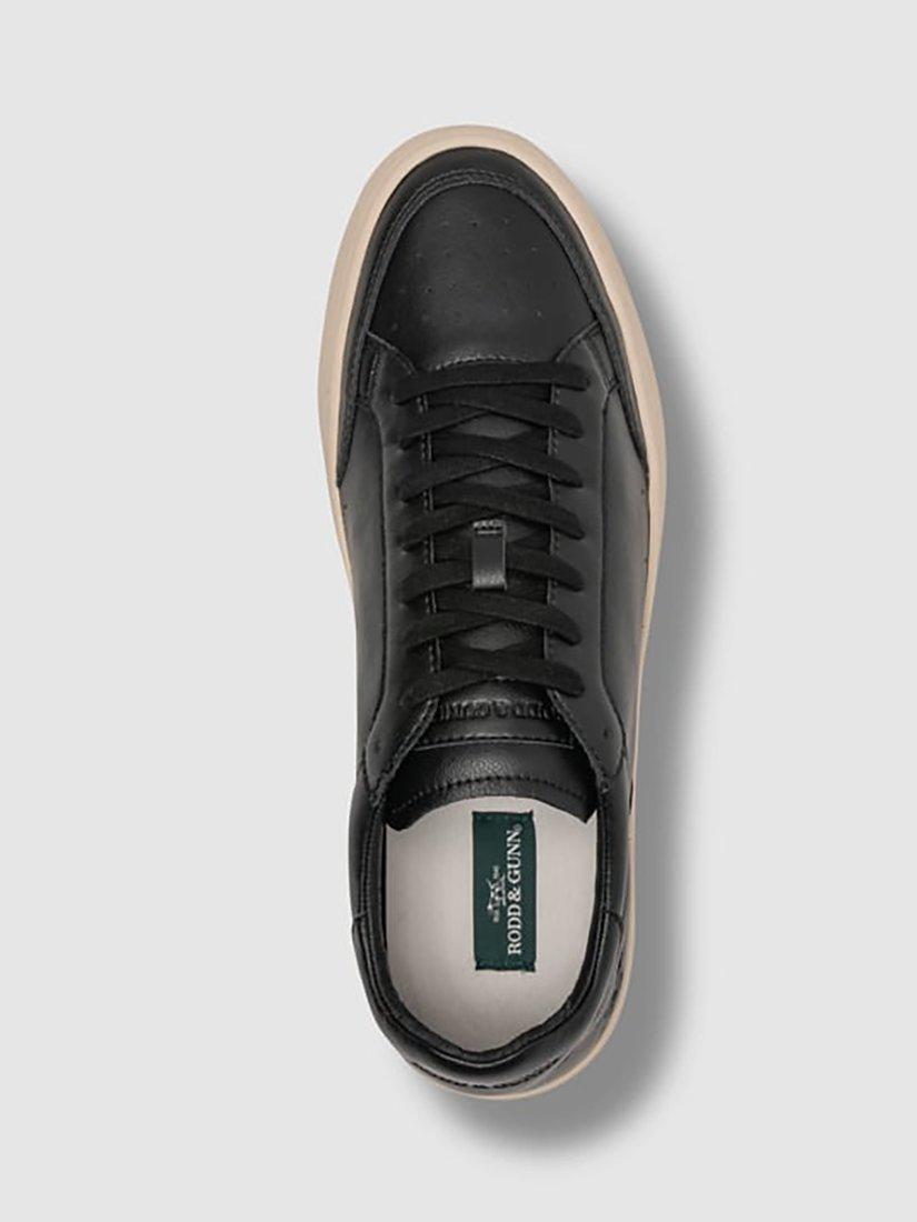 Product image 4 of 10, which shows Rodd & Gunn Sussex Street Leather Trainers, Nero, 41