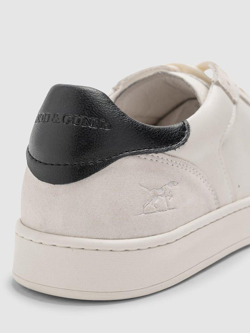 Rodd & Gunn Sussex Street Leather Trainers, Chalk, 41