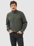 Rodd & Gunn Alton Ave Cotton Quarter Zip Neck Sweatshirt, Forest