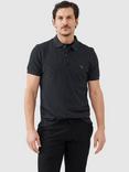 Rodd & Gunn The Gunn Cotton Slim Fit Short Sleeve Polo Shirt, Charcoal