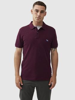 Rodd & Gunn The Gunn Cotton Slim Fit Short Sleeve Polo Shirt, Garnet