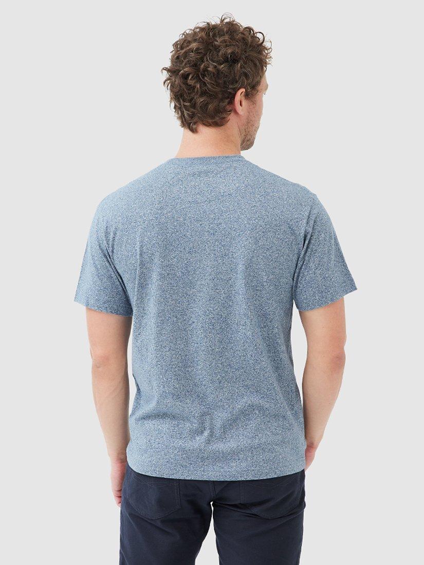 Product image 3 of 5, which shows Rodd & Gunn The Gunn Cotton Slim Fit Short Sleeve T-Shirt, Denim, XS