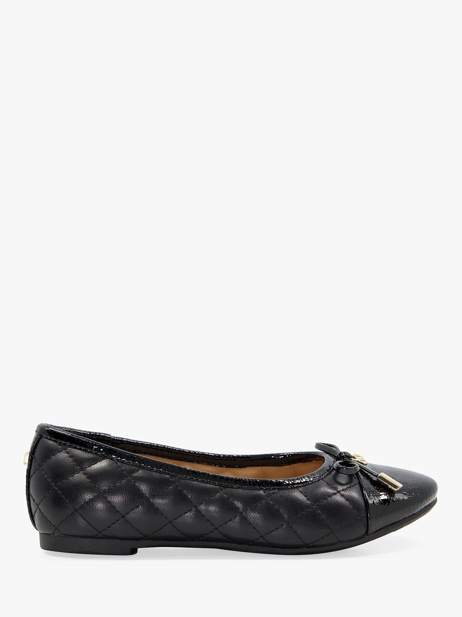 Dune Kids' Harleigh Quilted Ballet Pumps