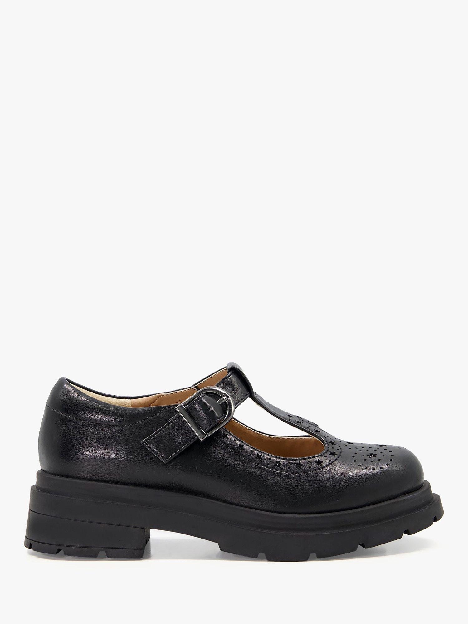 Dune Kids' Ginnee Chunky T-Bar School Shoes