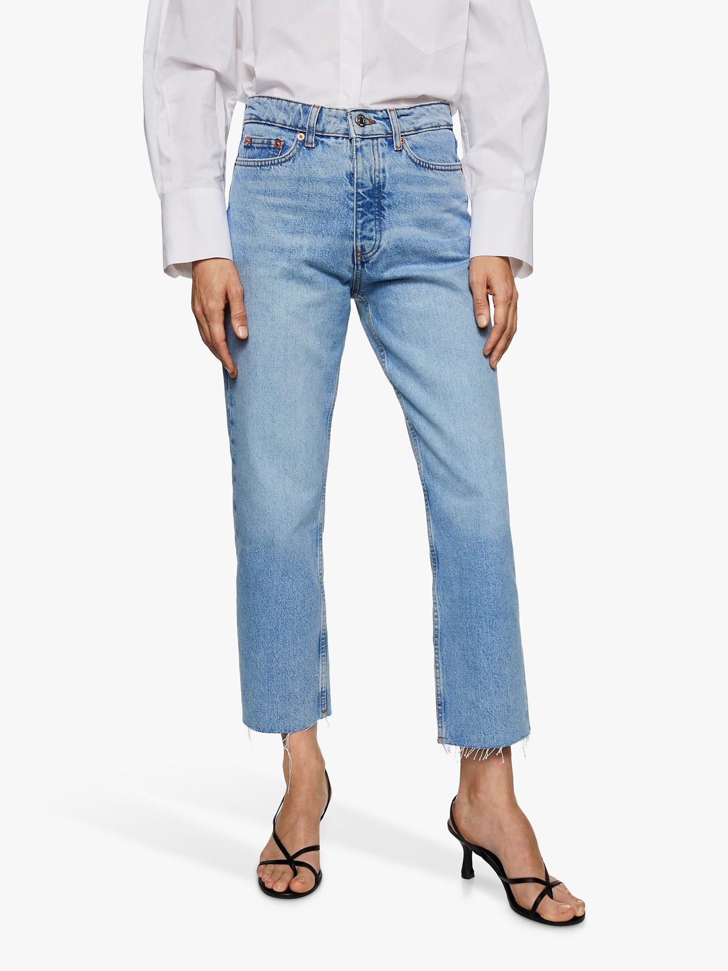 Mango Havana Mom Jeans, Blue