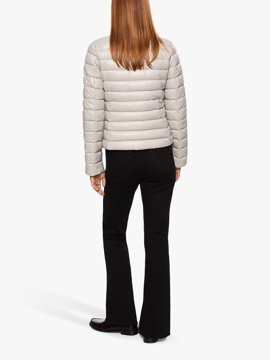 Product image 4 of 8, which shows Mango Padded Jacket, Pastel Grey, M