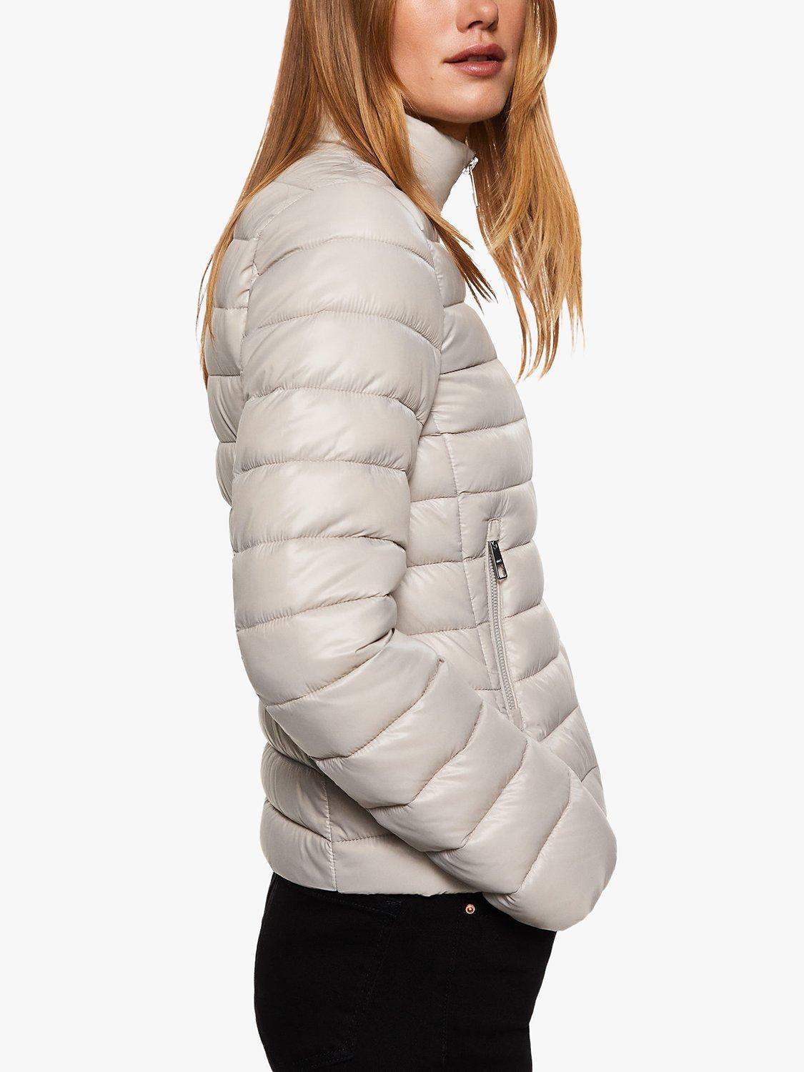 Product image 6 of 8, which shows Mango Padded Jacket, Pastel Grey, M