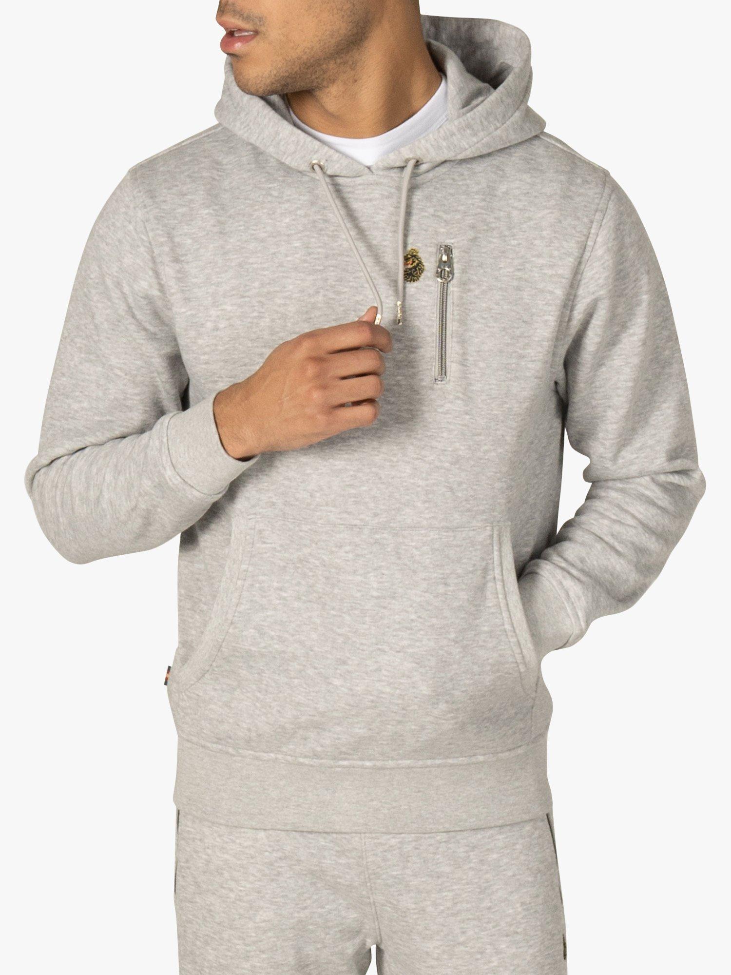 LUKE 1977 Los Angeles 2 Hoodie, Mid Marl Grey