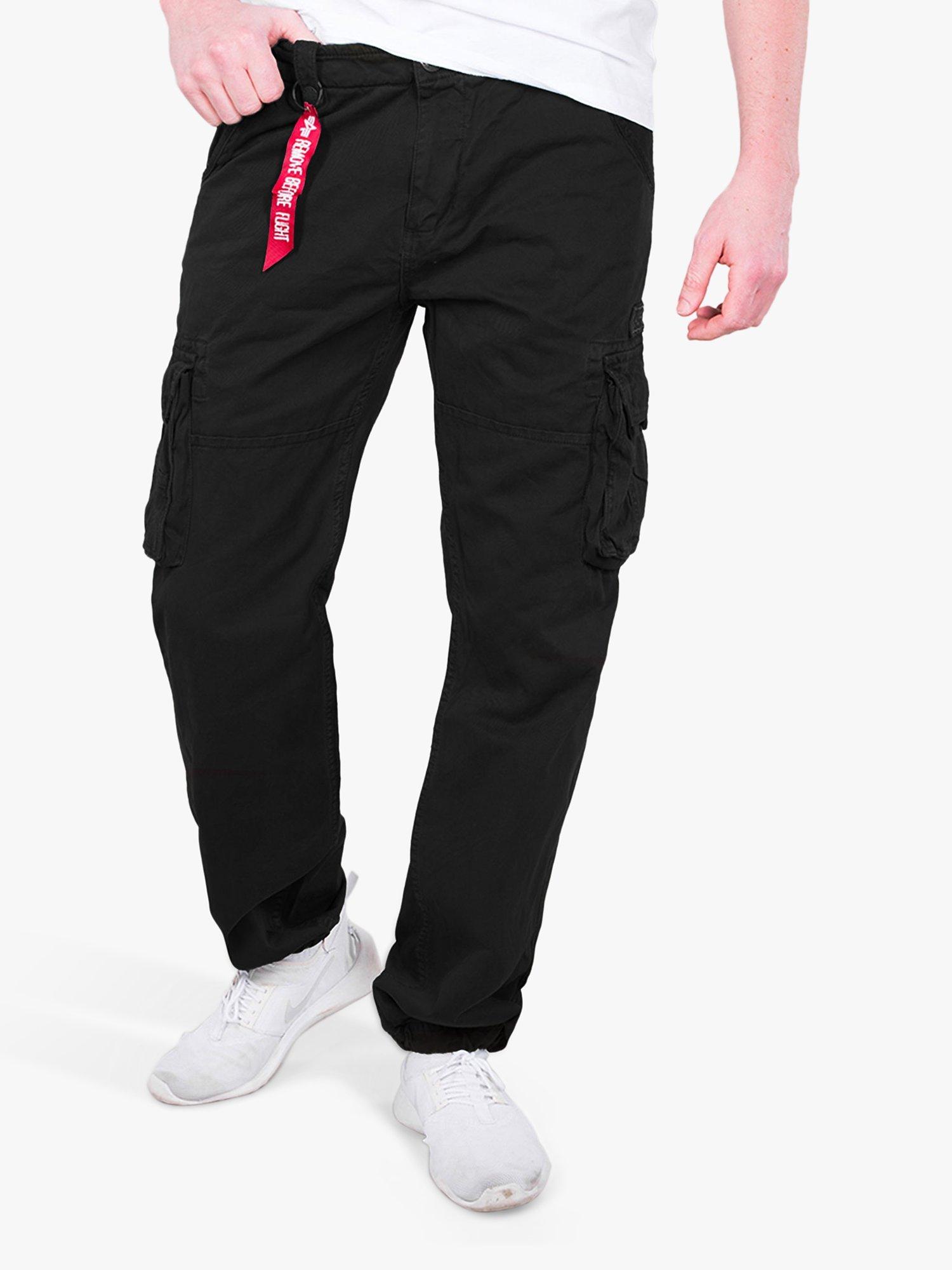 Alpha Industries Jet Cargo Trousers, 03 Black