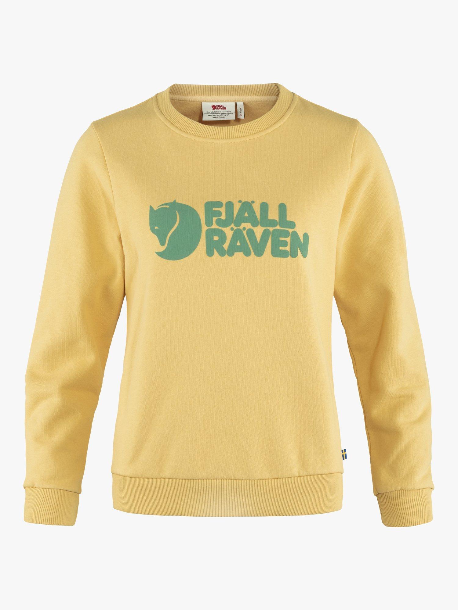 Fjällräven Logo Sweatshirt, Mais Yellow, XL
