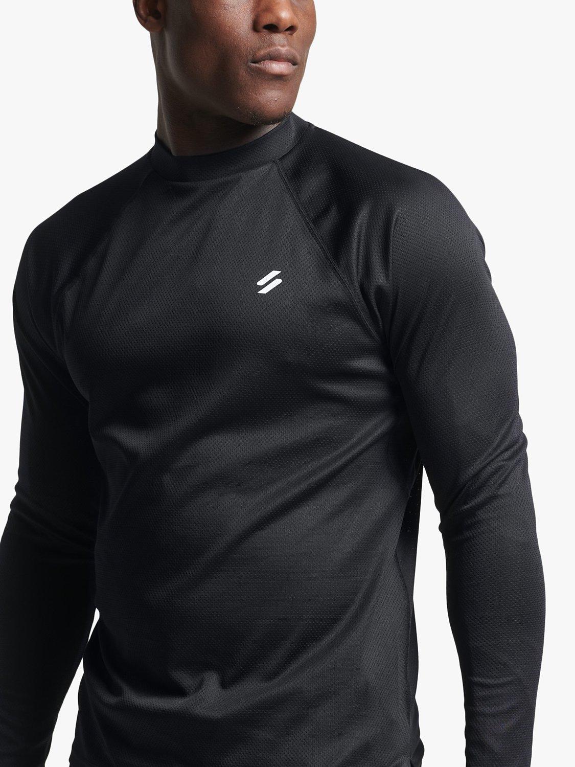 Superdry Train Mock Neck Long Sleeve Gym Top
