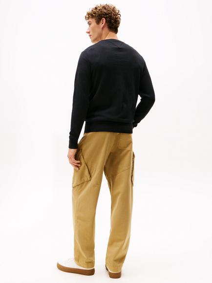 Tommy Hilfiger Cashmere Blend Crew Neck Jumper - view 2, Black
