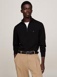 Tommy Hilfiger Pima Cotton Cashmere Blend Zip Neck Jumper