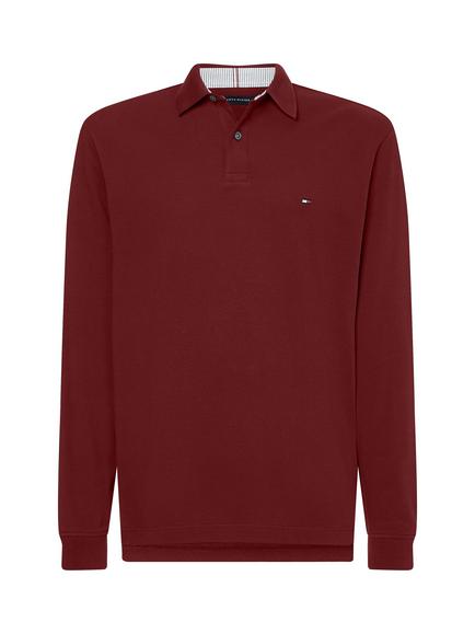 Tommy Hilfiger1985 Long Sleeve Polo Shirt, Deep Rouge