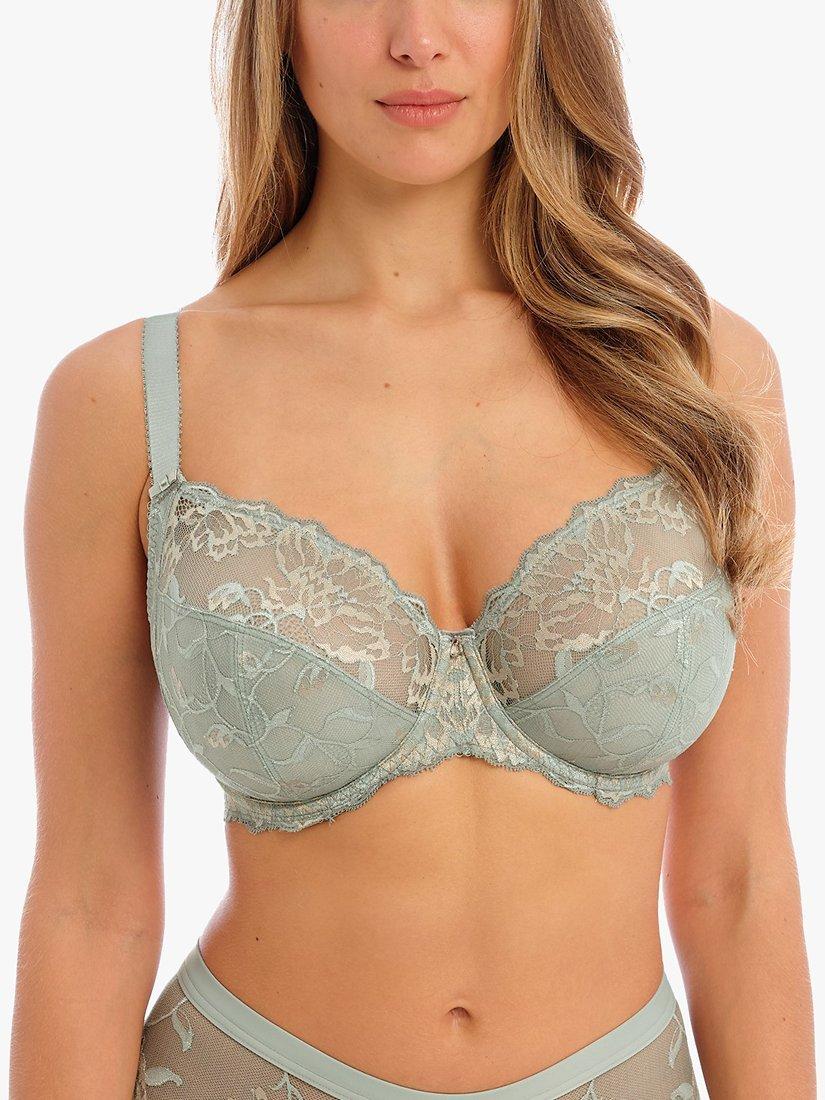 Fantasie Aubree Underwired Side Support Bra, Vintage Green