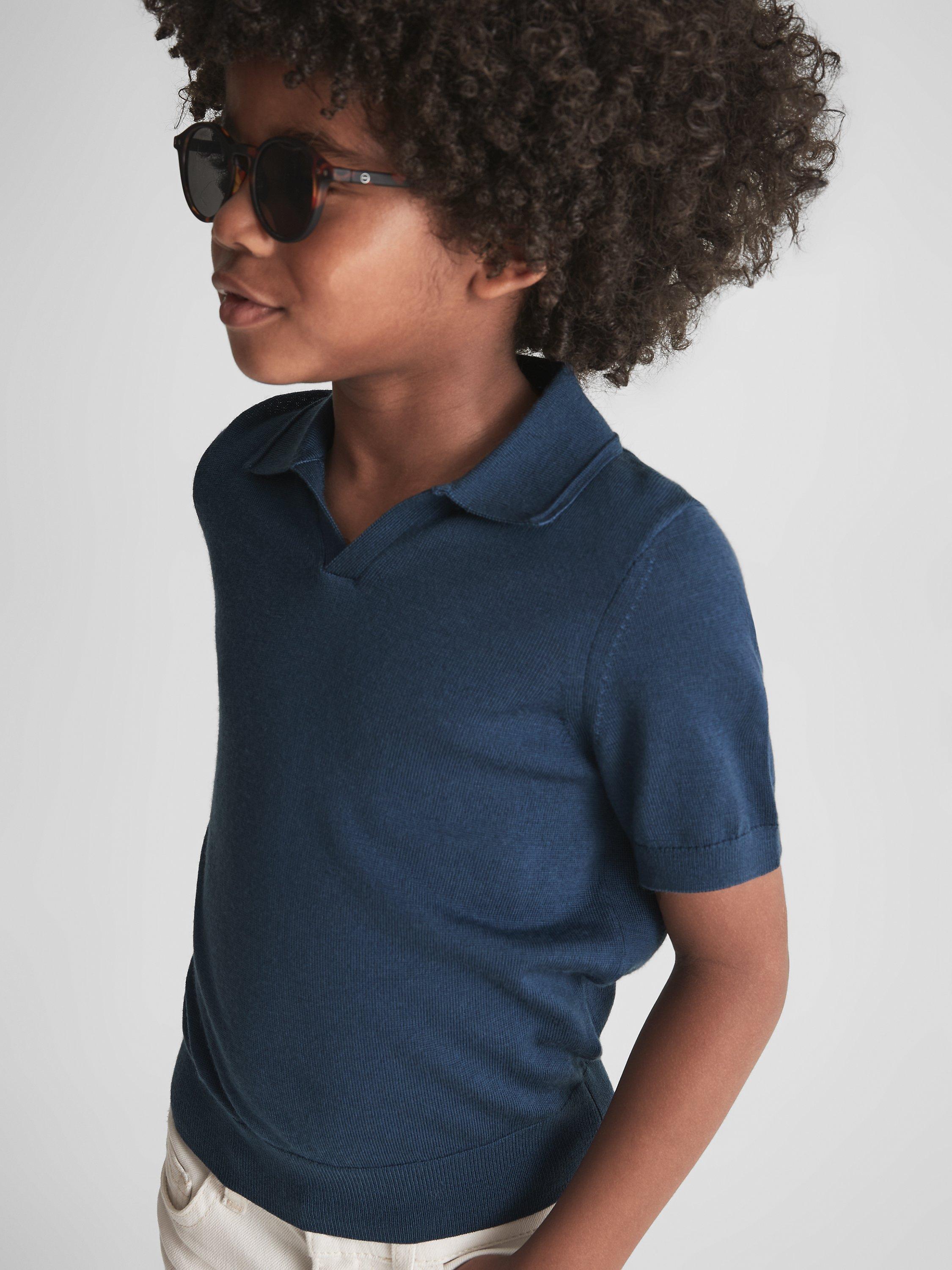 Reiss Kids' Duchie Wool Polo Shirt