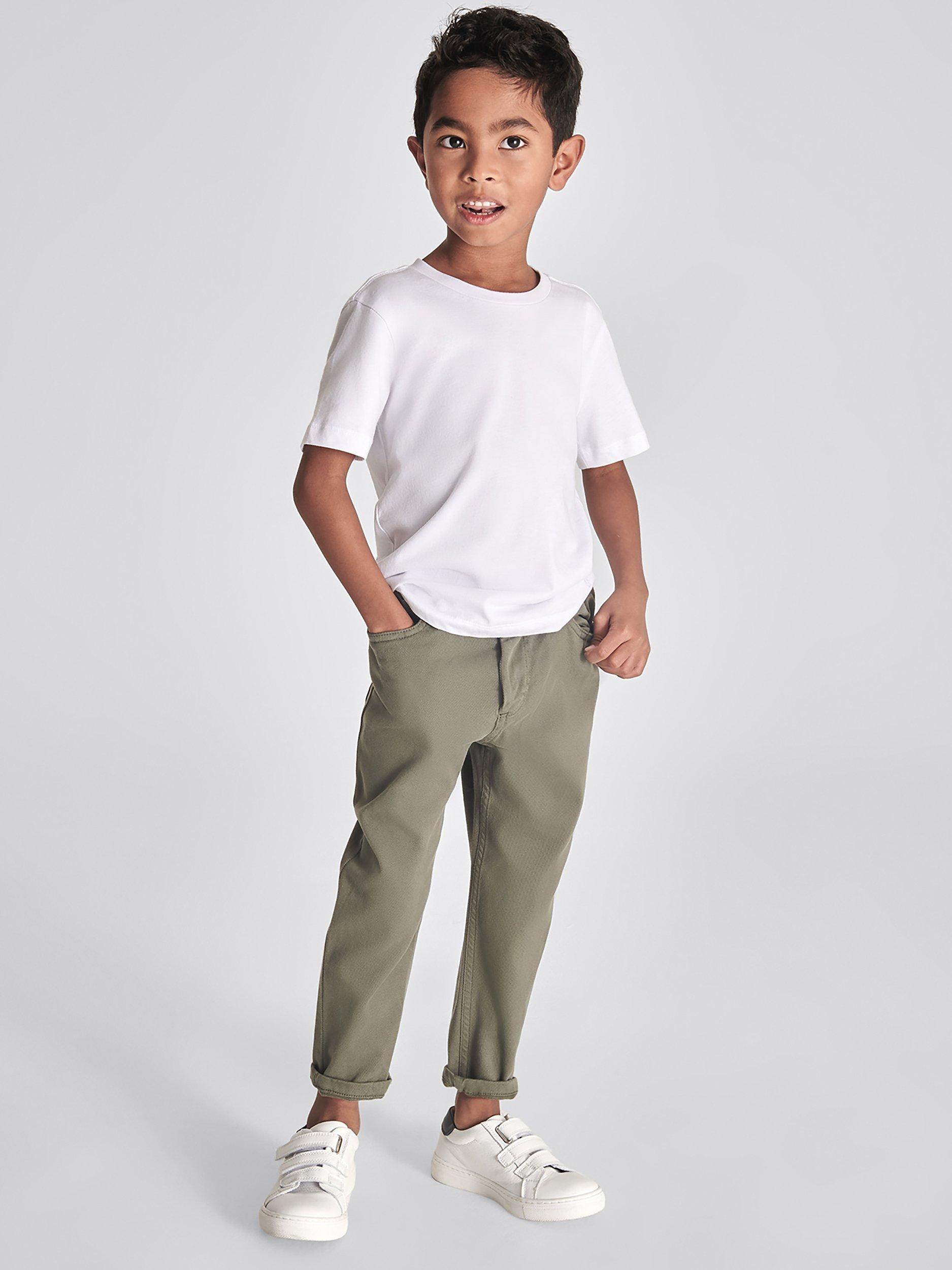Product image 4 of 6, which shows Reiss Kids' Bless Crew Neck T-Shirt, Pack of 3, Multi, 4-5 years