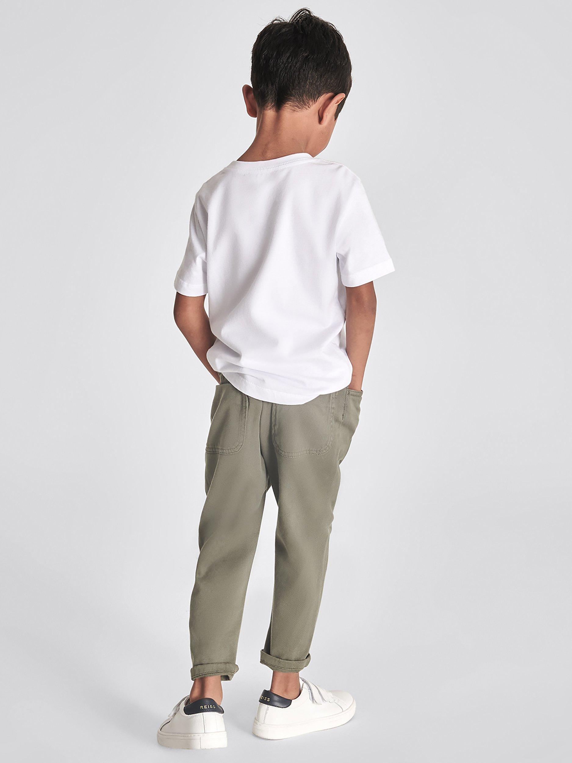 Product image 5 of 6, which shows Reiss Kids' Bless Crew Neck T-Shirt, Pack of 3, Multi, 4-5 years