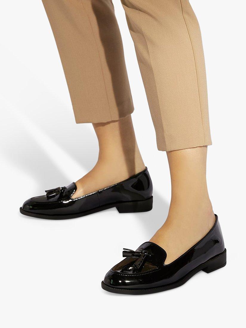Product image 5 of 5, which shows Dune Wide Fit Global Loafers, Black, 7