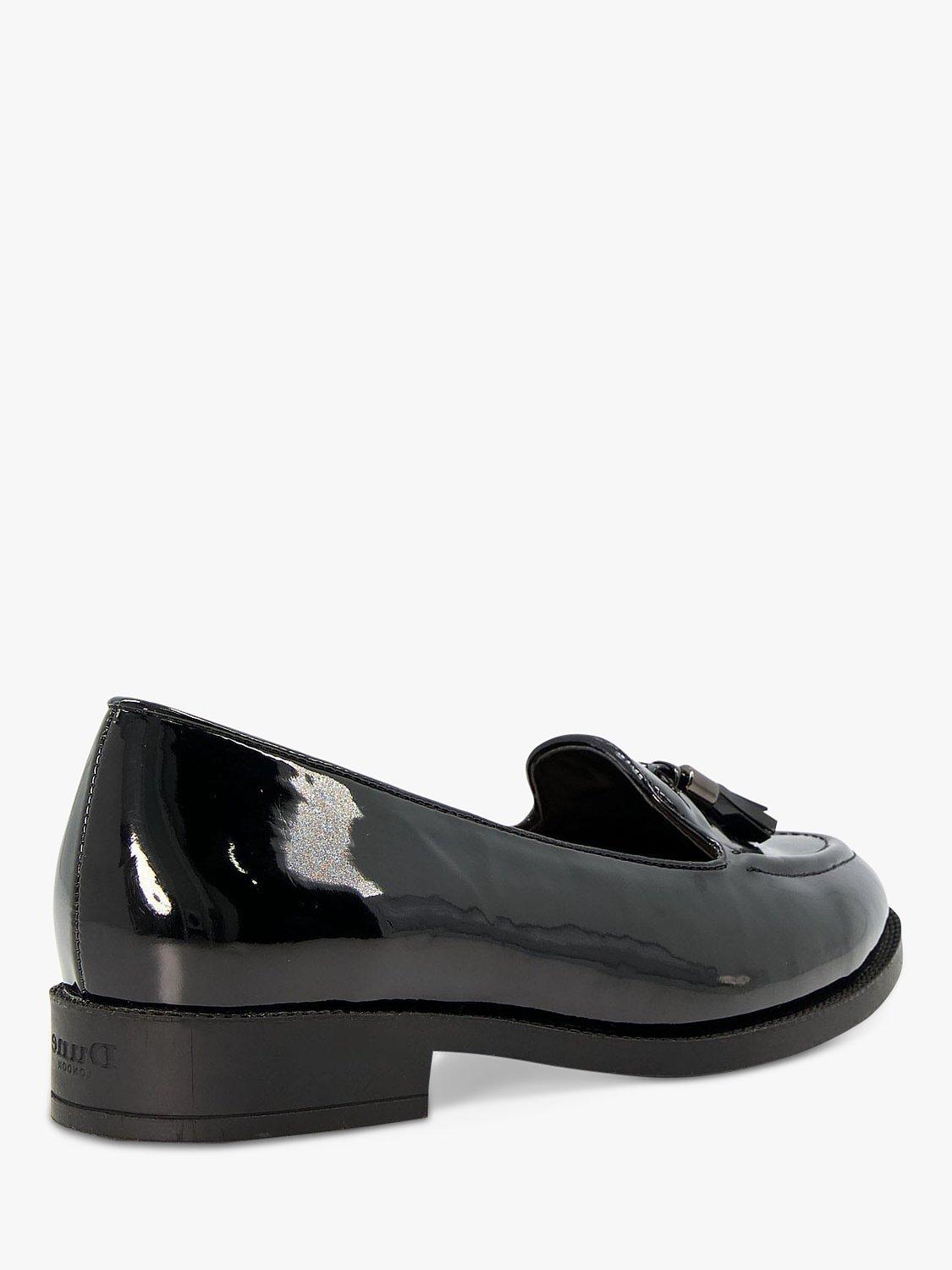 Product image 4 of 5, which shows Dune Wide Fit Global Loafers, Black, 7