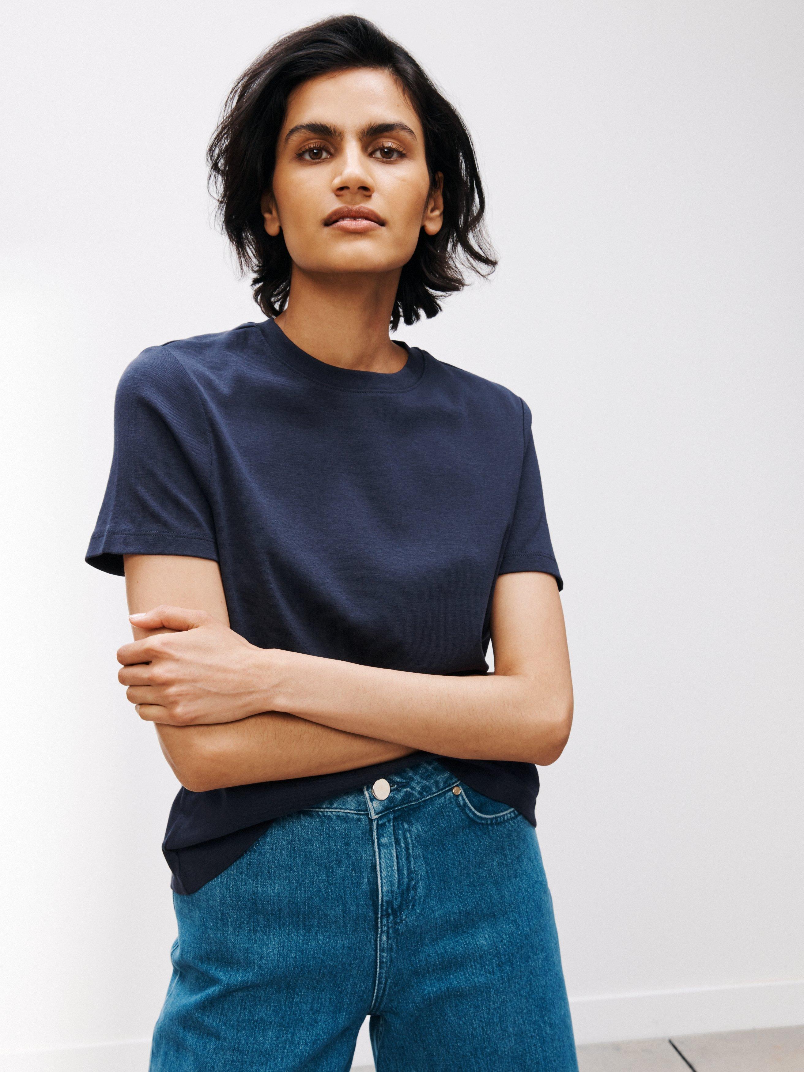 John Lewis Organic Cotton Short Sleeve Crew Neck T-Shirt