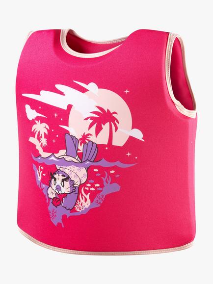 Speedo Baby Sea Otter Float Vest, Cherry Pink - view 2, Cherry Pink