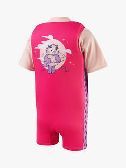 Speedo Baby Seal Floatsuit, Miami Lilac/Cherry - view 2, Miami Lilac/Cherry