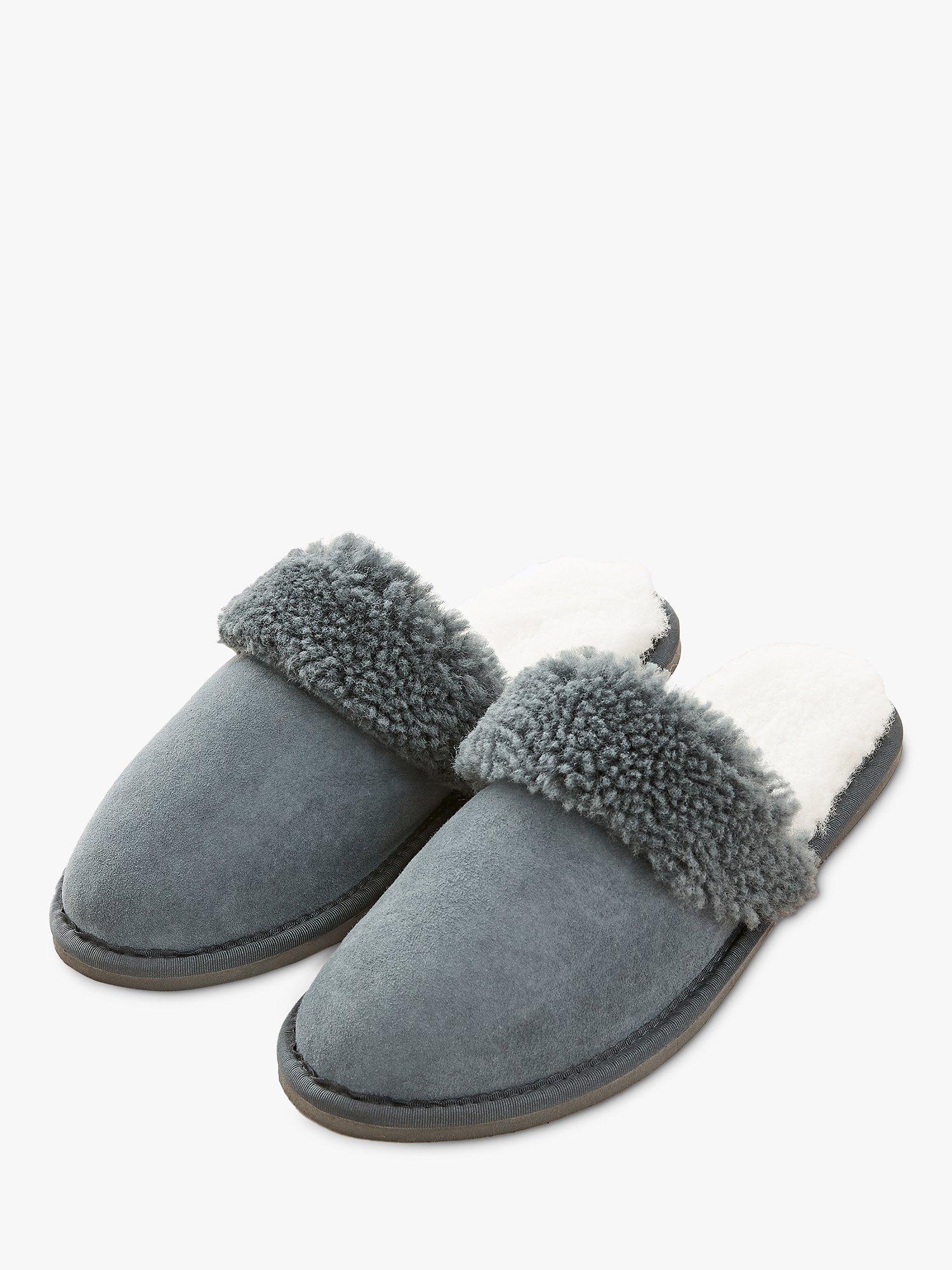 Celtic & Co. Sheepskin Mules, Dark Grey