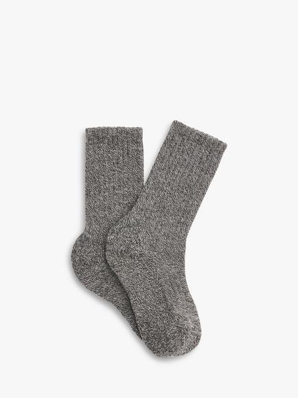 Whistles Chunky Marl Socks - view 2, Black