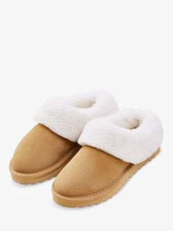 Celtic & Co. Sheepskin Cribba Clog Slippers, Spice, Spice