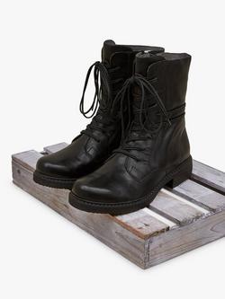 Celtic & Co. Leather Derby Boots, Black