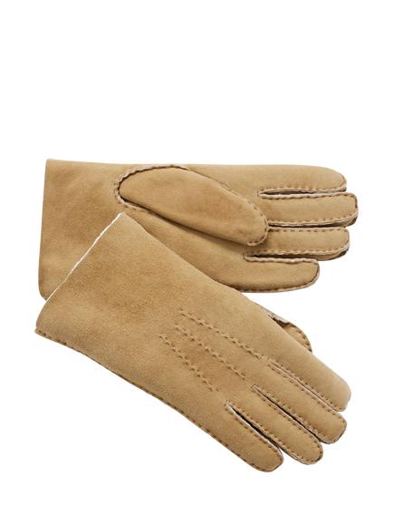 Celtic & Co. Unisex Sheepskin Gloves - view 2, Spice