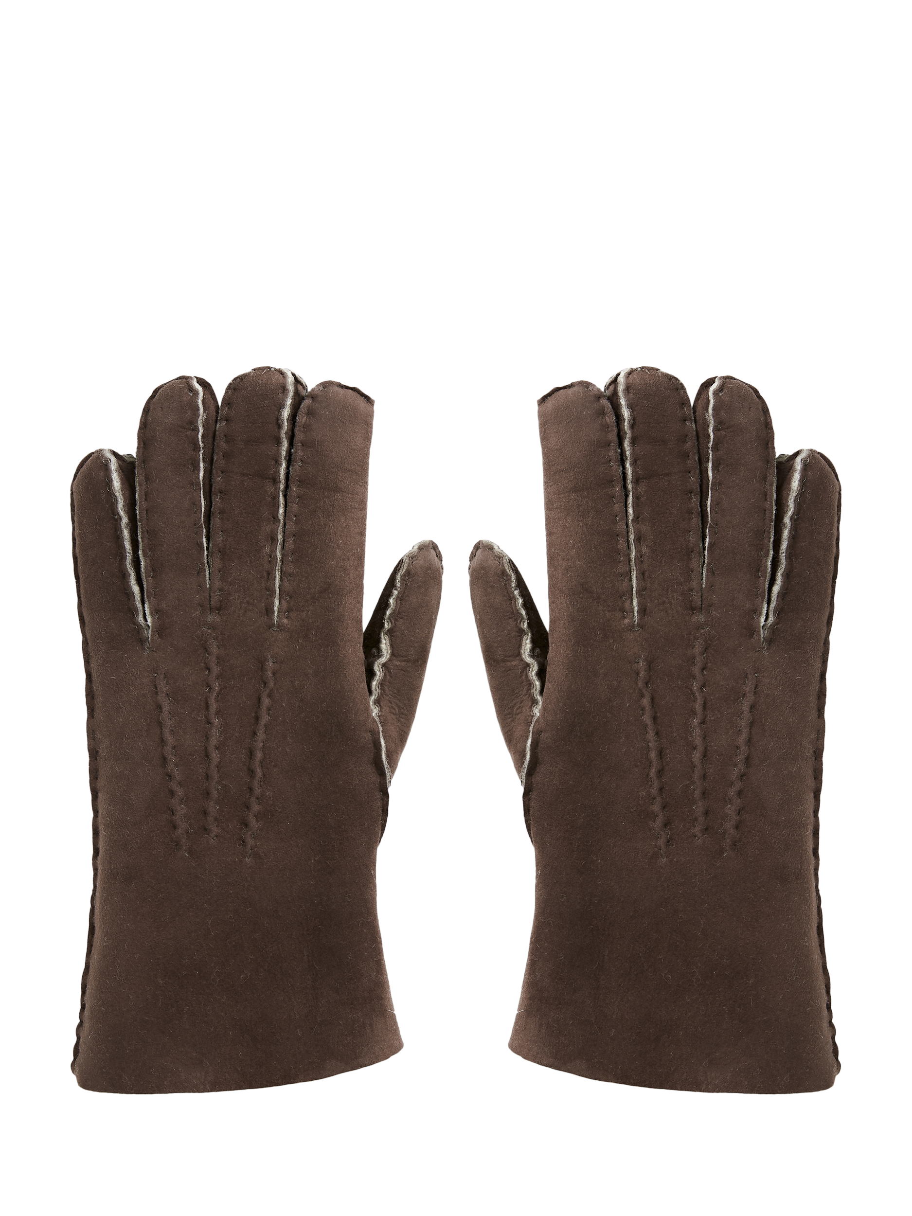 Product image 2 of 4, which shows Celtic & Co. Unisex Sheepskin Gloves, Mocca, XL
