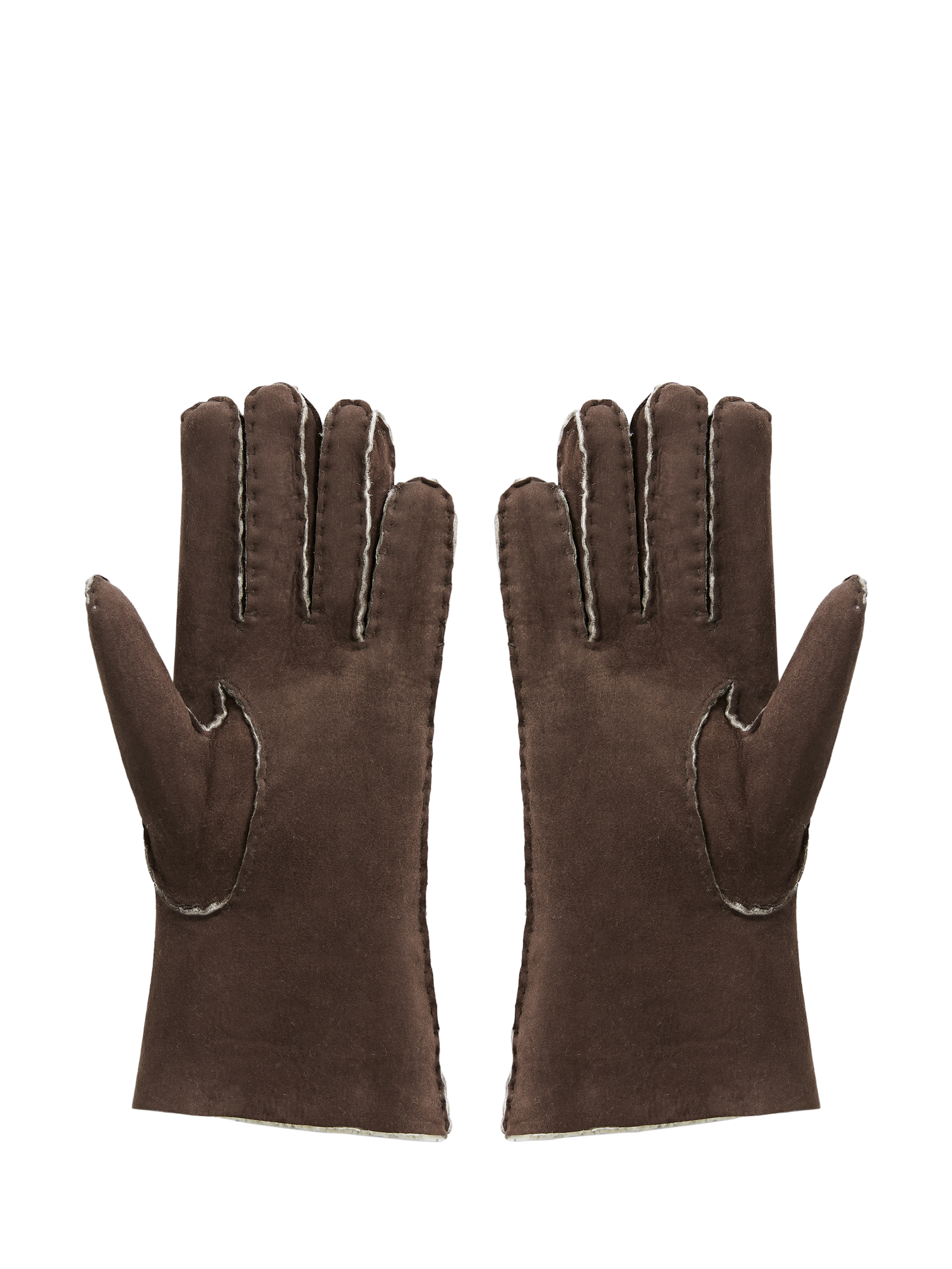 Product image 3 of 4, which shows Celtic & Co. Unisex Sheepskin Gloves, Mocca, XL