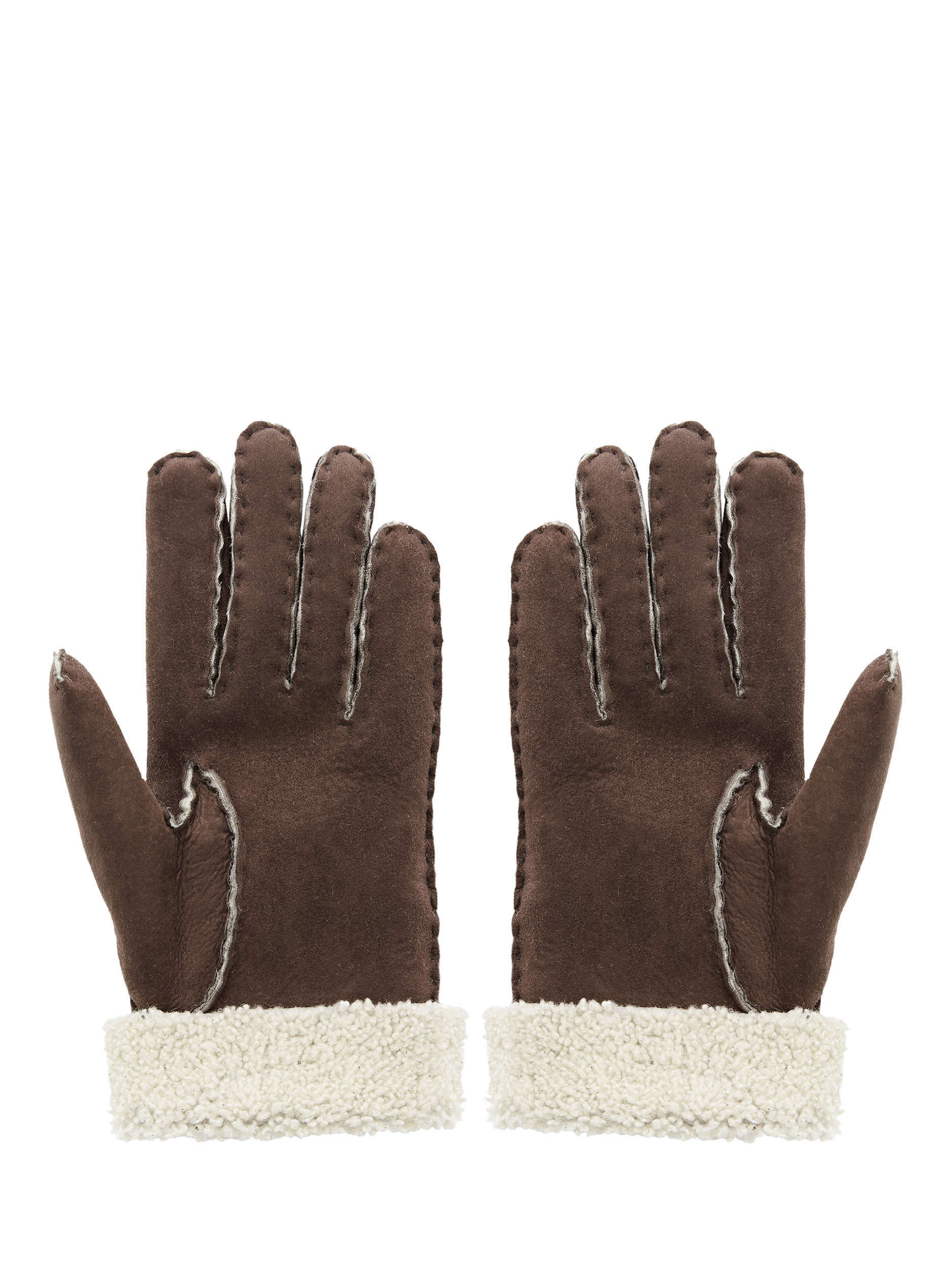 Product image 4 of 4, which shows Celtic & Co. Unisex Sheepskin Gloves, Mocca, XL