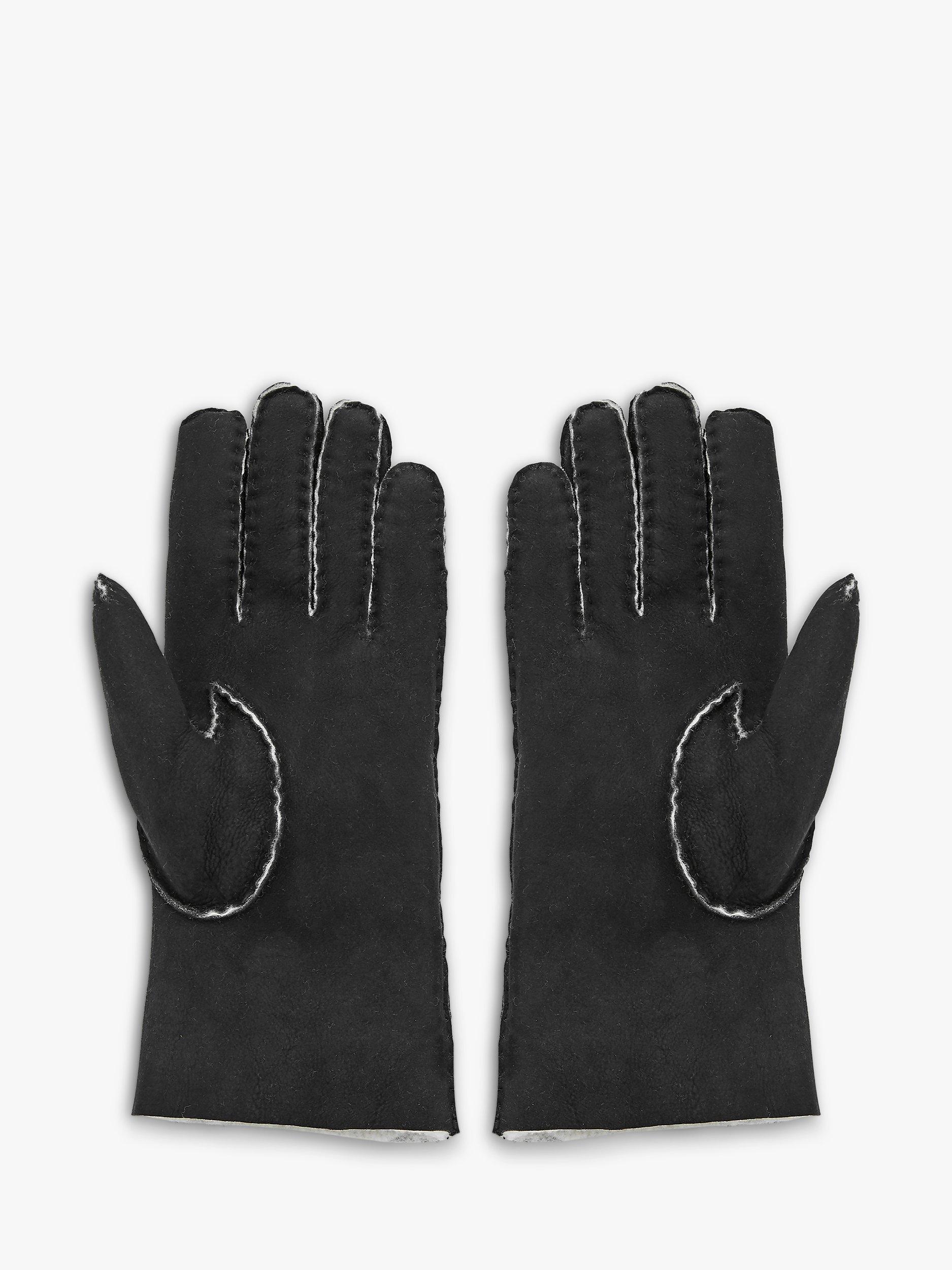 Product image 3 of 4, which shows Celtic & Co. Unisex Sheepskin Gloves, Black, M