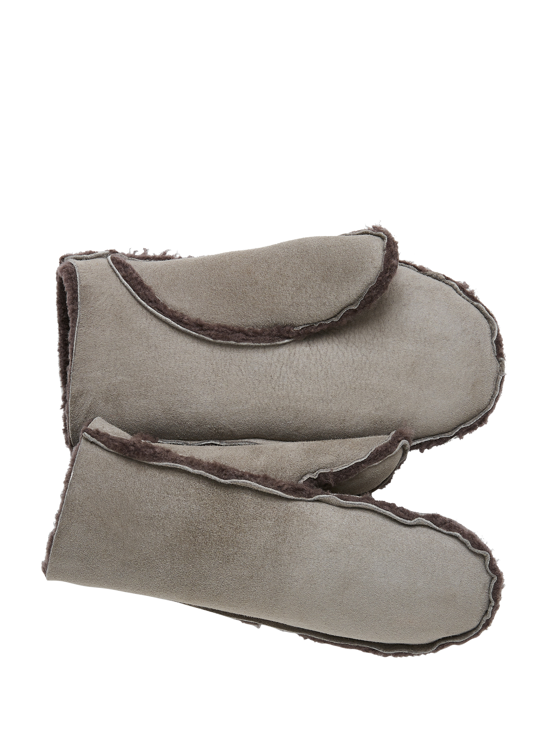 Product image 1 of 6, which shows Celtic & Co. Sheepskin Mittens, Vole, S