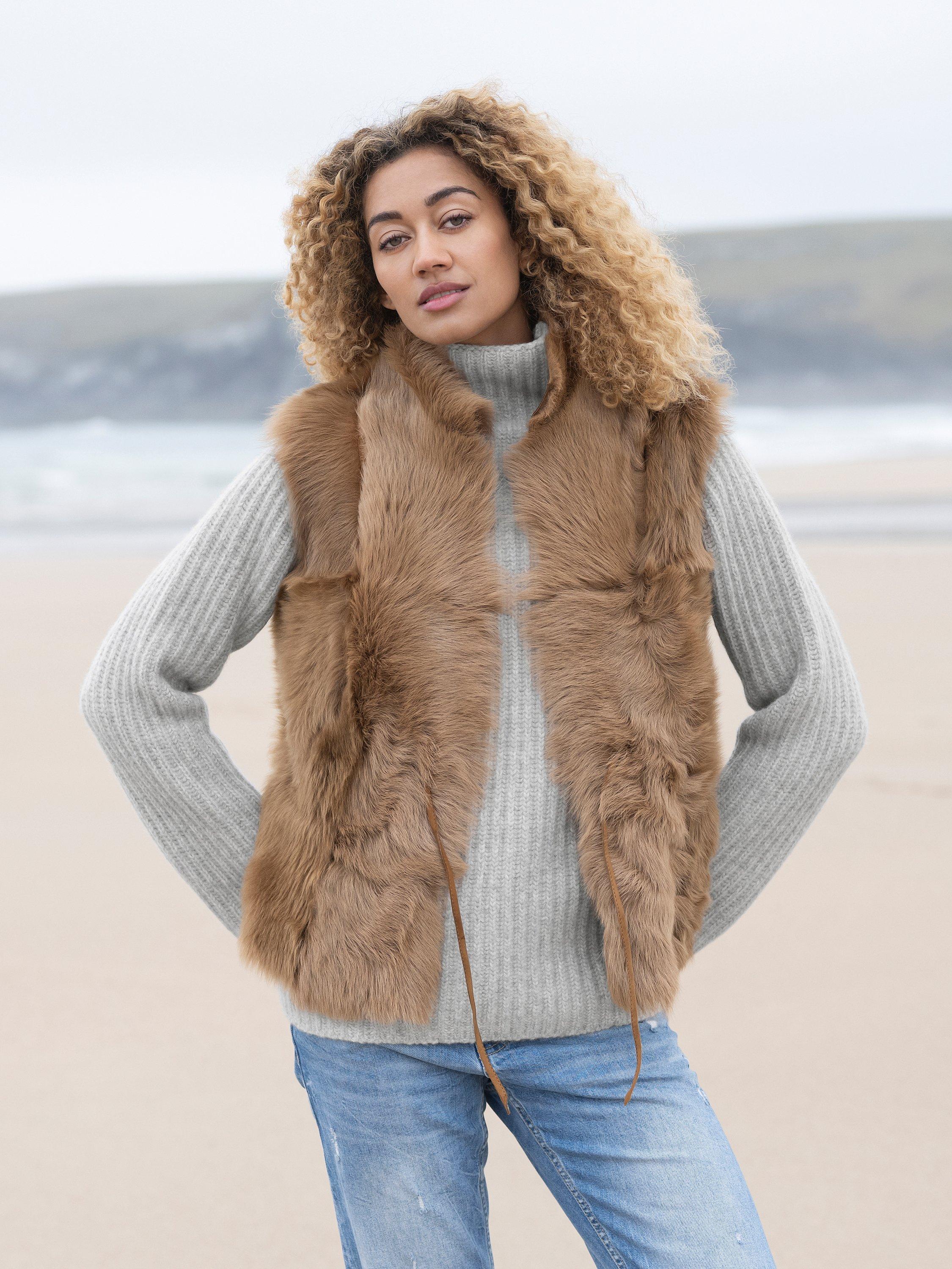 Product image 2 of 10, which shows Celtic & Co. Toscana Gilet, Butterscotch, 18