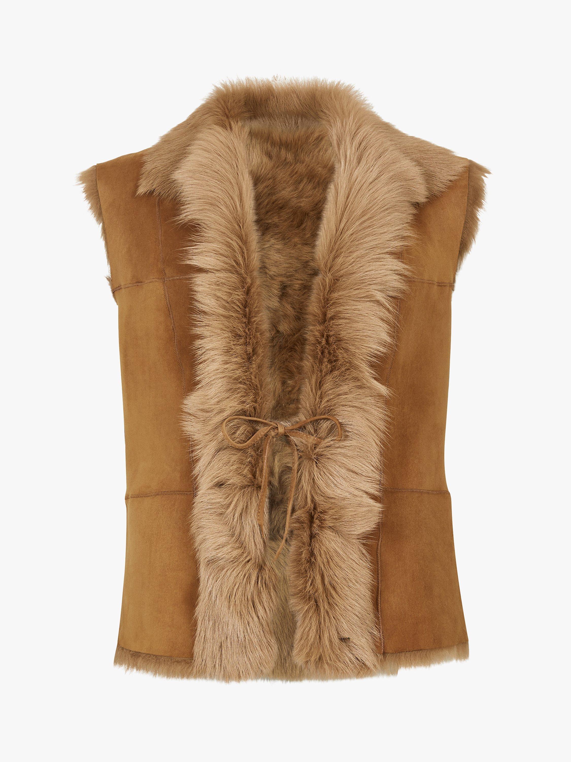 Product image 3 of 10, which shows Celtic & Co. Toscana Gilet, Butterscotch, 18