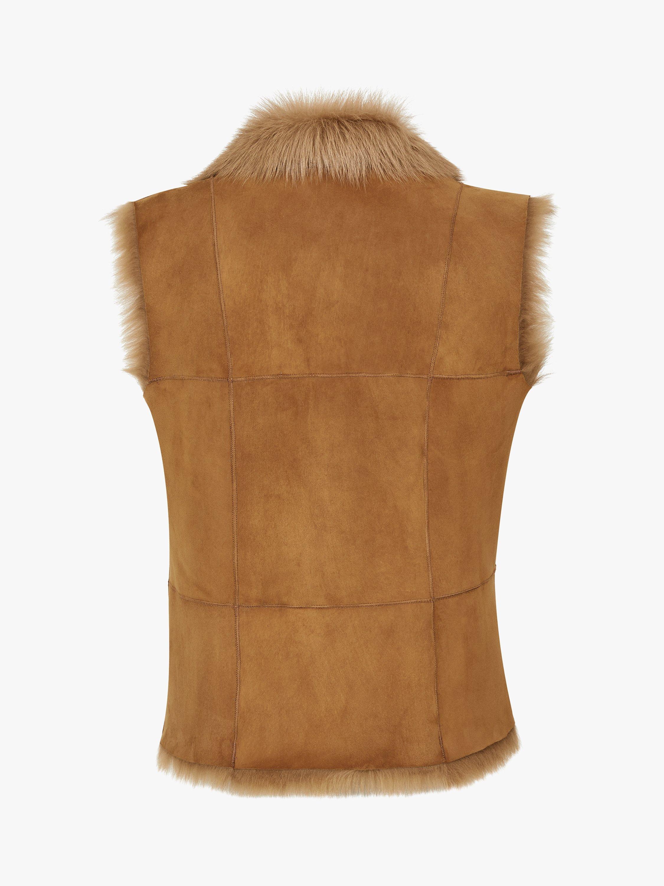 Product image 4 of 10, which shows Celtic & Co. Toscana Gilet, Butterscotch, 18