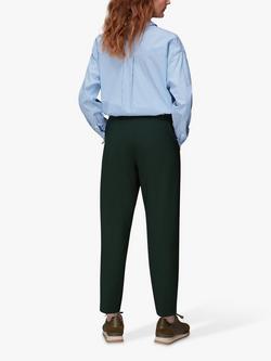 Whistles Lila Ponte Trousers, Dark Green - view 2, Dark Green