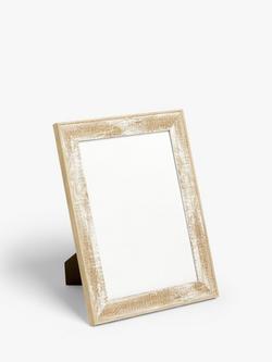 John Lewis Rustic Wood-Effect Photo Frame, Natural, Natural
