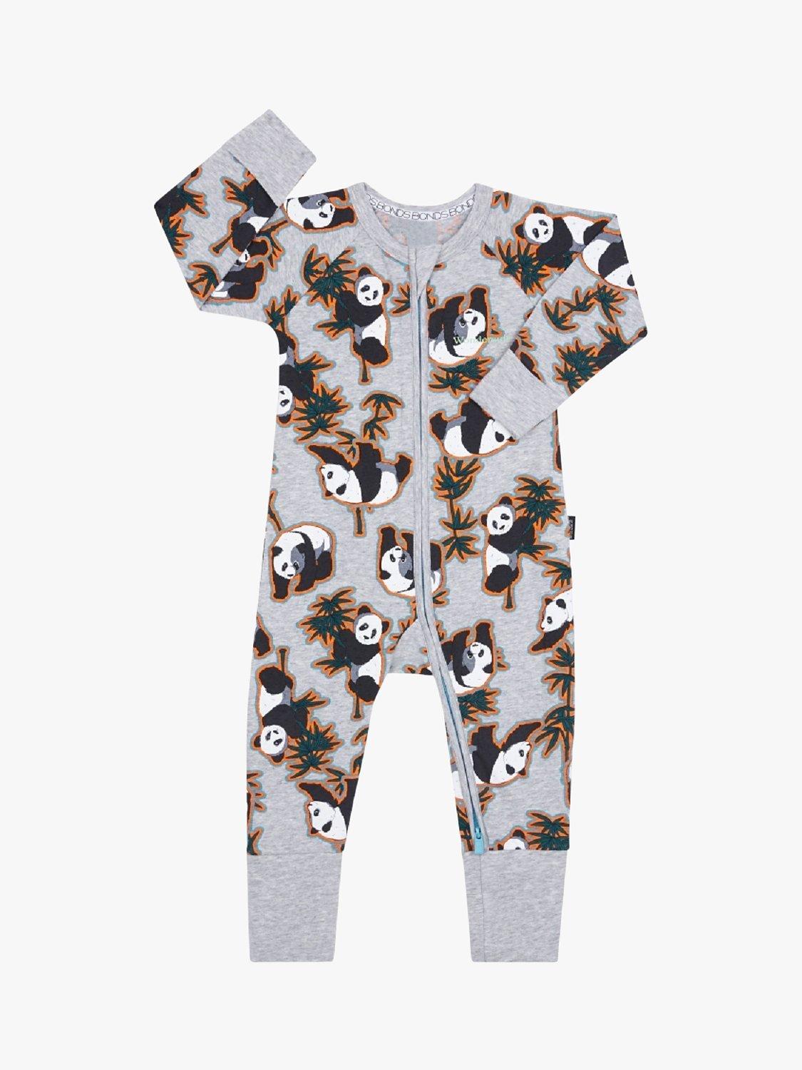 Bonds Baby Panda Wondersuit, Grey Marl