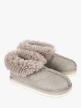 Celtic & Co. Kids' Sheepskin Slippers, Light Grey